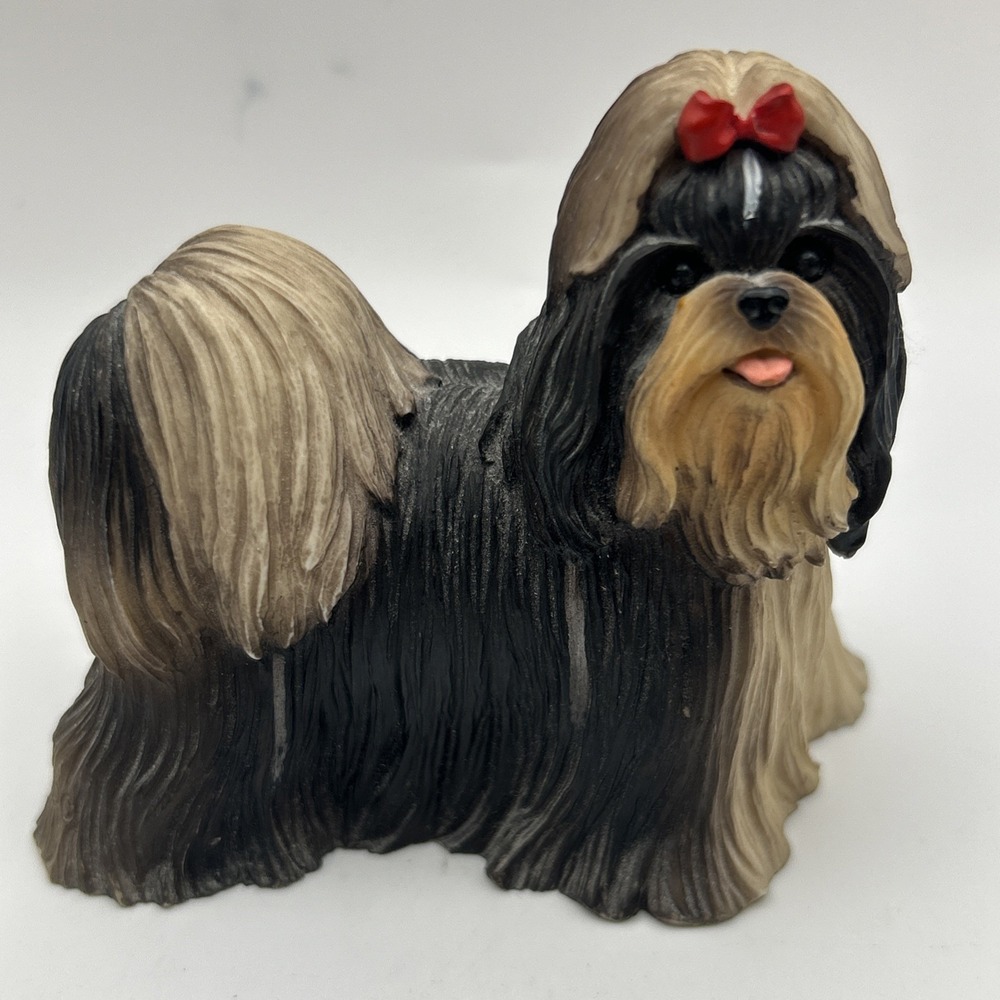Stone Critters Shih Tzu Dog Figurine SC-1526‎ United Design Corp Resin